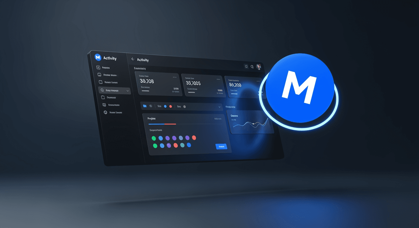 MakoBot dashboard showing activity feed, project management, and AI tool integration